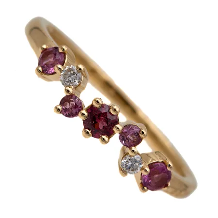 Kivisormus, koko 16½, 585br,  Paino: 1,6 g