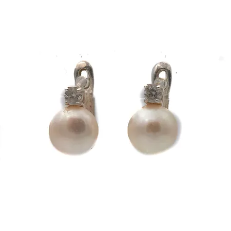 Helmikorvakorut kivillä, korkeus 14mm, Kultajousi Oy, 925, Paino: 3,8 g