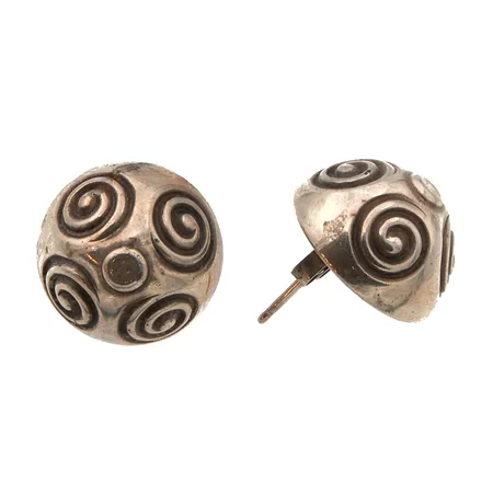 Korvakorut, Kalevala, Halikon, Ø 18mm, vuodelta 1994, 925, Paino: 9,6 g