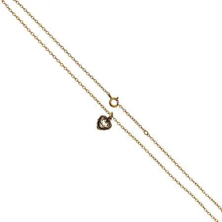 Kaulakoru Kalevala, Talon sydän, ketjun pituus 42,5-45cm, pronssia.