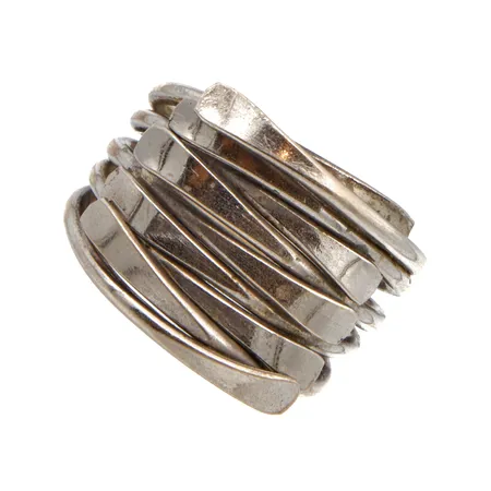 Sormus, koko 17½, leveys 8-15mm, 925, Paino: 6,5 g