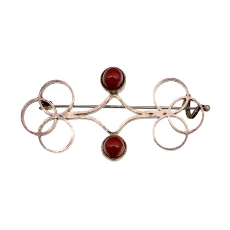 Kivirintaneula, leveys 47mm, tekijänleima Jase (Jalosepot Oy), 813br, Paino: 6,8 g