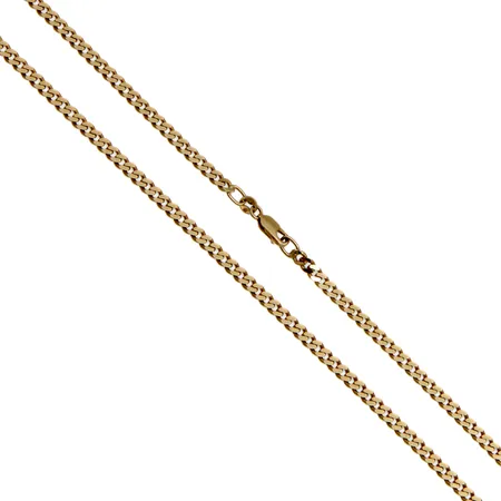 Panssarikaulaketju, pituus 41cm, leveys 33mm, 585,  Paino: 11,5 g