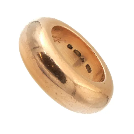 Sileä sormus, kaiverrettu, koko 20, 750, Paino: 60 g