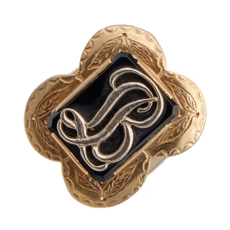 Kivisormus, kivi heiluu hieman, koko 21, 585br,  Paino: 36 g