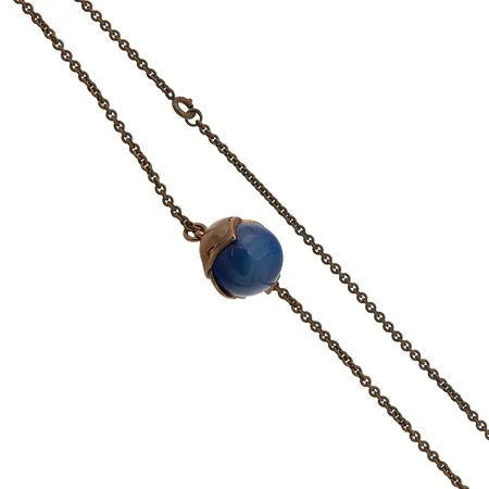 Kivikaulakoru Kalevala, Tintti, ketjun pituus 69cm, riipuksen korkeus 27mm, pronssia.