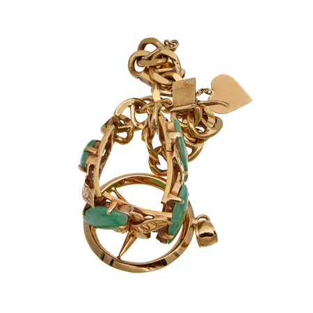 Kultakoruja, osa viallisia, 750br,  Paino: 21,2 g