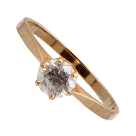 Kivisormus, koko 16¼, 585br, Paino: 1,3 g