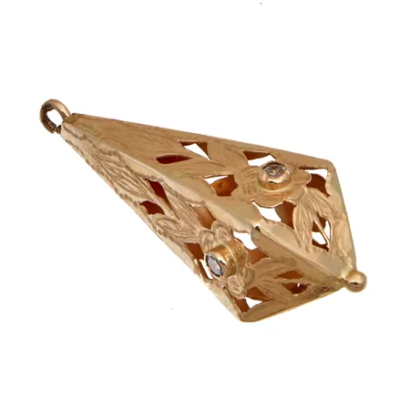 Korvakorun puntti kivillä, korkeus 52mm, 585br,  Paino: 8,5 g