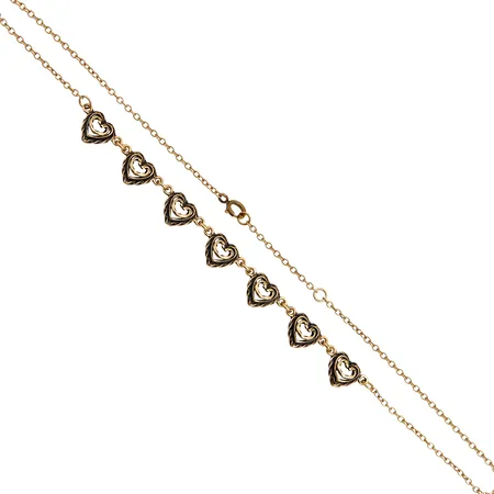 Kaulakoru Kalevala, Talon sydän, pituus 41,5-45cm, pronssia.