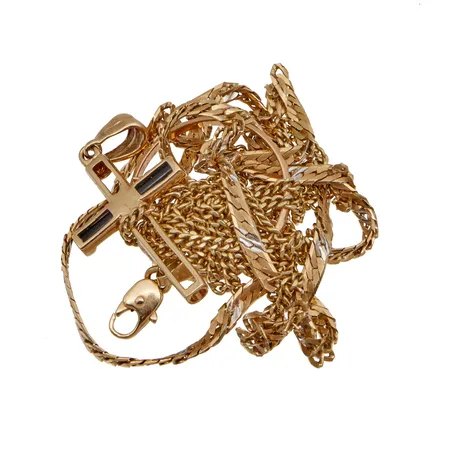 Viallisia kultakoruja, 585br,  Paino: 20,9 g