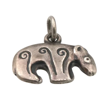 Riipus, Kalevala Koru, Kalevankarhu, korkeus 15mm, 925, Paino: 2,2 g