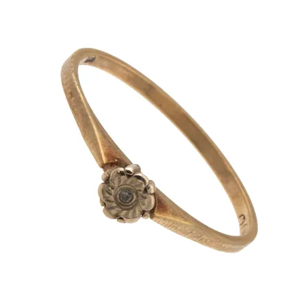 Timanttisormus 1xn.0.005ct, koko 16, 585,  Paino: 1 g