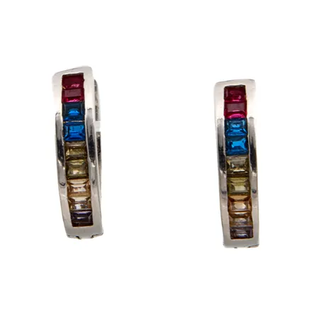 Kivikorvarenkaat, Ø 15mm, 925br, Paino: 3,7 g