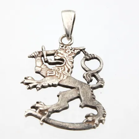 Leijona-riipus, korkeus 50mm, 925,  Paino: 8,6 g