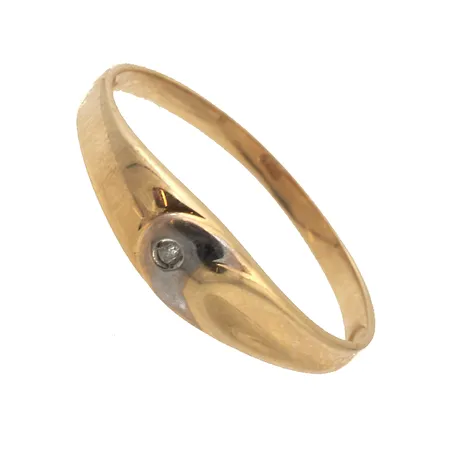 Timanttisormus 1xn.0.005ct, koko 17, 585,  Paino: 1 g