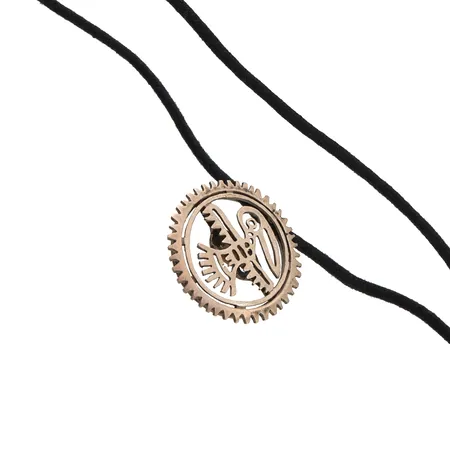 Riipus kivellä, Mikko Kuustonen, Aurinkolintu, Ø35mm, 925br, Paino: 8,2 g