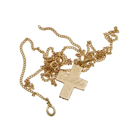 Viallinen kaulakoru, 585, Paino: 2,9 g