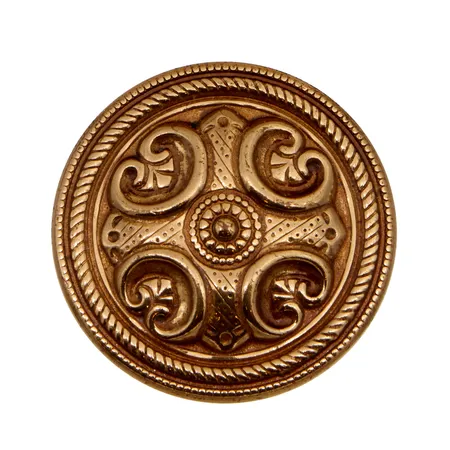 Rintakoru Kalevala, Räisälän solki, Ø 32mm, pronssia.