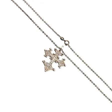 Ilomantsin risti, Kalevala Koru, ketjun pituus 60cm, riipuksen korkeus 44mm, 925, Paino: 11 g