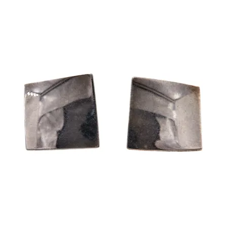 Korvakorut, Platinoro, Pekka Piekäinen, mitat 12x12mm, Silver Dreams, 925, Paino: 2,5 g
