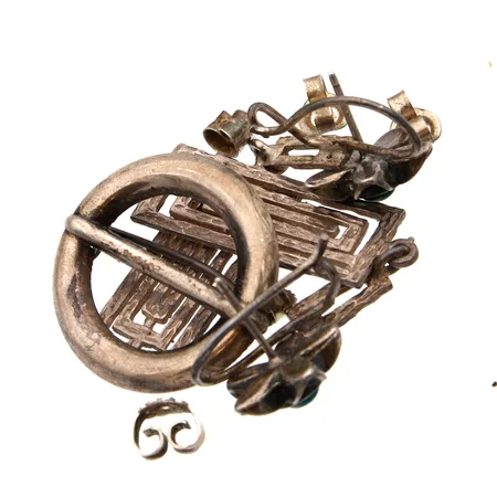Viallisia hopea koruja, 830-925br,   Paino: 9,2 g