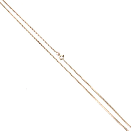 Panssarikaulaketju, pituus 49cm, leveys 2mm, 925,  Paino: 3,8 g