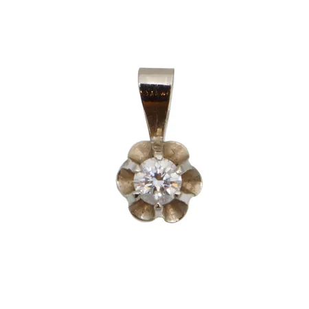 Timanttiriipus 1xn.0.20ct, korkeus , 585br,  Paino: 0,5 g