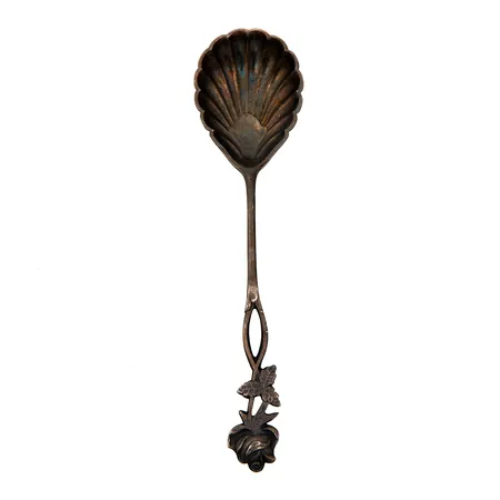 Sokerilusikka, pituus 127mm, Ruusu, 830, Paino: 11,9 g