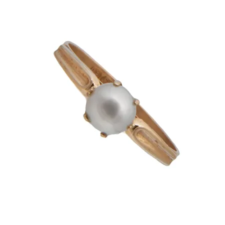 Helmisormus, koko 15½, helmen Ø 4,9mm, 585br,  Paino: 1 g