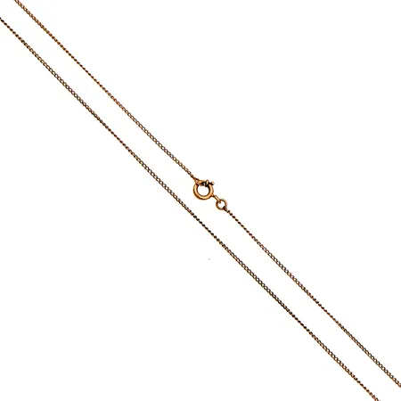 Panssarikaulaketju, pitus 42,5cm, leveys 1mm, 585, Paino: 1,6 g