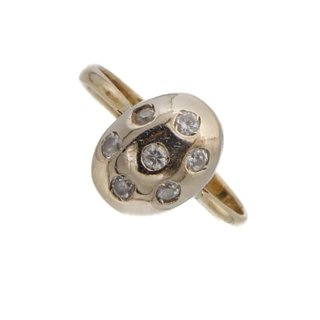 Kivisormus, koko 17, 585br,  Paino: 3,2 g