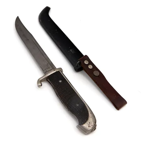 Puukkopistin Hackman Co, pituus 25,5cm, käytön jälkiä