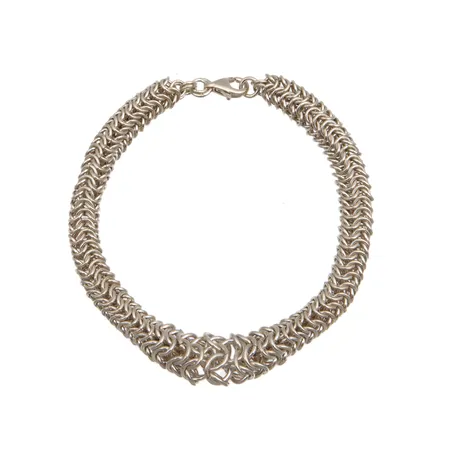 Kaulaketju, pituus 45cm, leveys 7-12mm, 925, Paino: 63,1 g