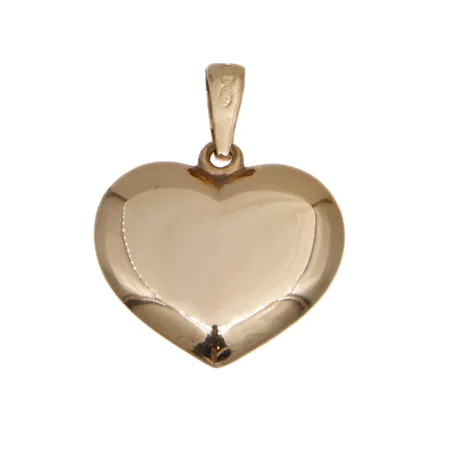Riipus, Sydän, pieniä käytön jälkiä, korkeus 23mm, 585,  Paino: 1,3 g
