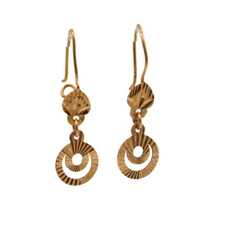 Korvakorut, vääntyneet, korkeus 28mm, 875,  Paino: 1,4 g