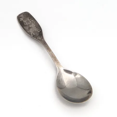 Kummilusikka, kaiverretrtu, pituus 140mm, 830, Paino: 30,6 g