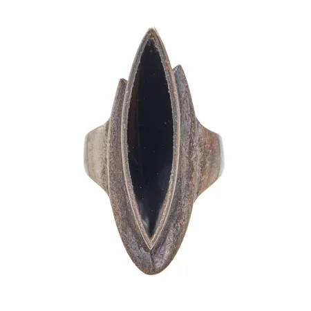 Kivisormus, käytön jälkiä, koko 18, 925br, Paino: 8 g