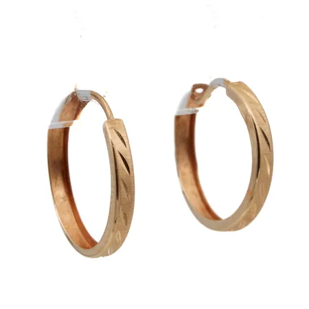 Kuvioidut korvarenkaat, Ø 15mm, 585,  Paino: 0,4 g