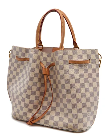 Laukku, Loius Vuitton Girolata N41579, laukun sisällä mustetahroja ja käytön jälkiä, mukana dustbag, ei kuitteja