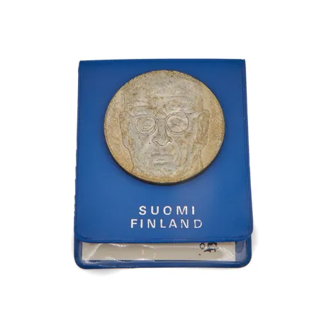 Juhlaraha, J.K Paasikivi, 100 vuotta, vuodelta 1970, nimellisarvo 10 markkaa, 500,  Paino: 22,3 g