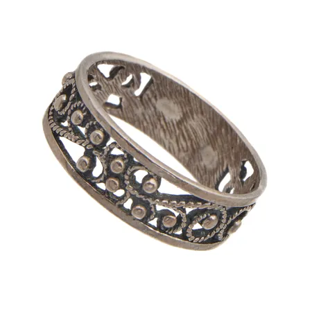 Sormus, koko 17¼, 925, Paino: 2,3 g