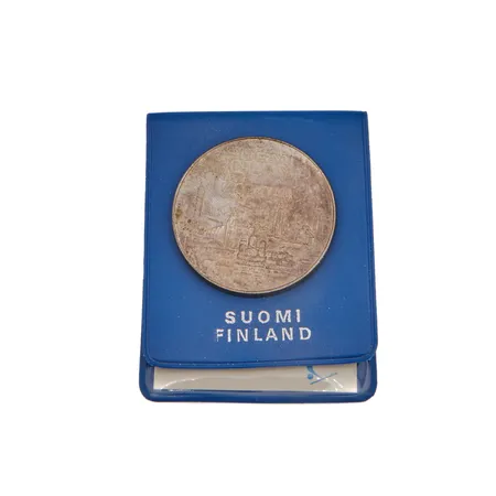 Juhlaraha, Suomi 1971 EMX Helsinki, nimellisarvo 10mk, 500,  Paino: 24,2 g
