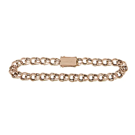 Bismarck-ranneketju, pituus 215mm, leveys 7mm, 585,  Paino: 15,7 g