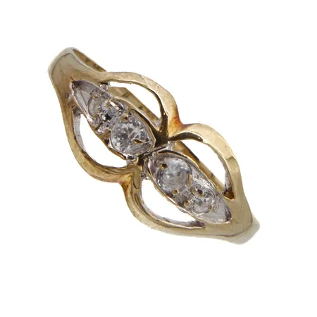 Kivisormus, koko 18¼, 585br,  Paino: 2 g