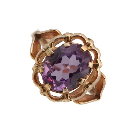 Kivisormus, koko 18¾, 585br,  Paino: 3,1 g