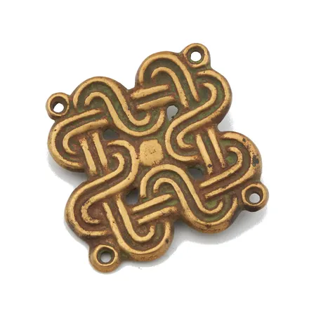 Rintaneula, Nauhasolmu, Kalevala, Ø 46mm, pronssia,