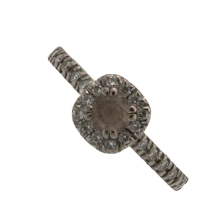Timanttisormus kivellä, 24xn.0.005ct, koko 16, 750br, Paino: 2,9 g