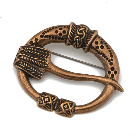 Rintaneula, Kalevala koru, Ø 45mm, pronssia,