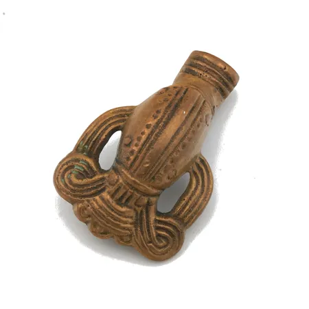 Rintaneula, Krapusolki, leveys 40mm, pronssia,